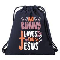 No Bunny Loves You Like Jesus Funny Drawstring Bag