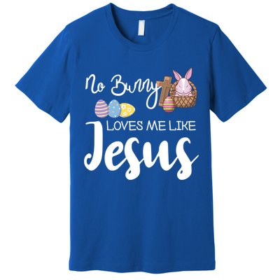 No Bunny Loves Me Like Jesus Easter Christian Graphic Gift Premium T-Shirt