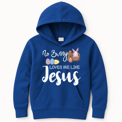 No Bunny Loves Me Like Jesus Easter Christian Graphic Gift Kids Hoodie