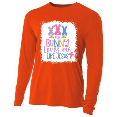 No Bunny Loves Me Like Jesus S Bella Gift Cooling Performance Long Sleeve Crew