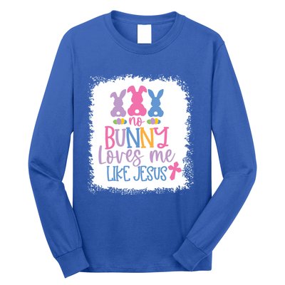 No Bunny Loves Me Like Jesus S Bella Gift Long Sleeve Shirt