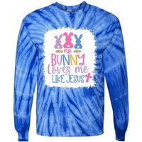 No Bunny Loves Me Like Jesus S Bella Gift Tie-Dye Long Sleeve Shirt