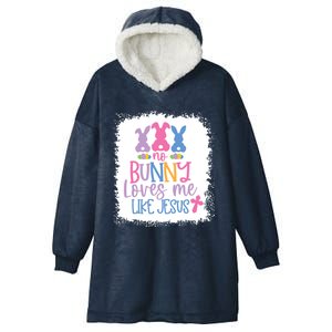 No Bunny Loves Me Like Jesus S Bella Gift Hooded Wearable Blanket