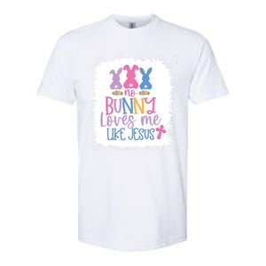 No Bunny Loves Me Like Jesus S Bella Gift Softstyle® CVC T-Shirt