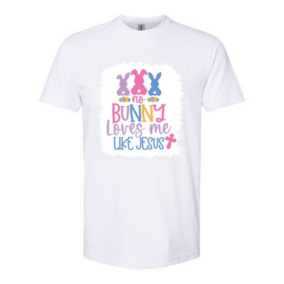 No Bunny Loves Me Like Jesus S Bella Gift Softstyle CVC T-Shirt