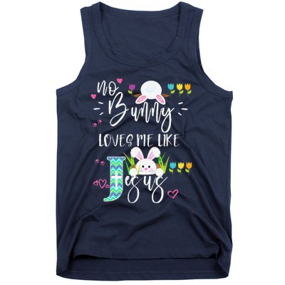 No Bunny Loves Me Like Jesus Christian Easter For Tank Top