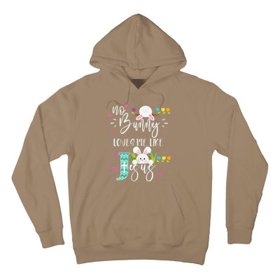 No Bunny Loves Me Like Jesus Christian Easter For Hoodie