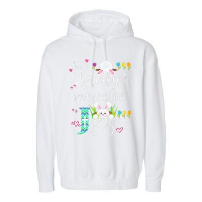 No Bunny Loves Me Like Jesus Christian Easter For Garment-Dyed Fleece Hoodie