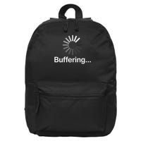 Nerdy Buffering Loading Screen Funny Meme Nerd Streaming Lol 16 in Basic Backpack