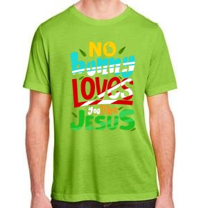 No Bunny Loves You Like Jesus Christian Religious Easter Day Cool Gift Adult ChromaSoft Performance T-Shirt