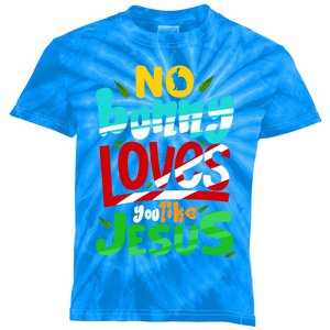 No Bunny Loves You Like Jesus Christian Religious Easter Day Cool Gift Kids Tie-Dye T-Shirt