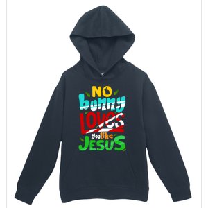 No Bunny Loves You Like Jesus Christian Religious Easter Day Cool Gift Urban Pullover Hoodie