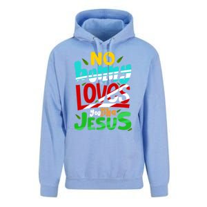 No Bunny Loves You Like Jesus Christian Religious Easter Day Cool Gift Unisex Surf Hoodie