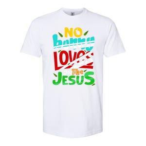 No Bunny Loves You Like Jesus Christian Religious Easter Day Cool Gift Softstyle CVC T-Shirt