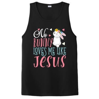 No Bunny Loves Me Like Jesus Christian Easter Gift PosiCharge Competitor Tank