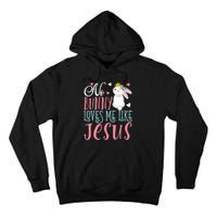 No Bunny Loves Me Like Jesus Christian Easter Gift Tall Hoodie