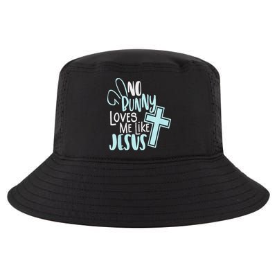 No Bunny Loves Me Like Jesus, Christian Easter Resurrection Cool Comfort Performance Bucket Hat
