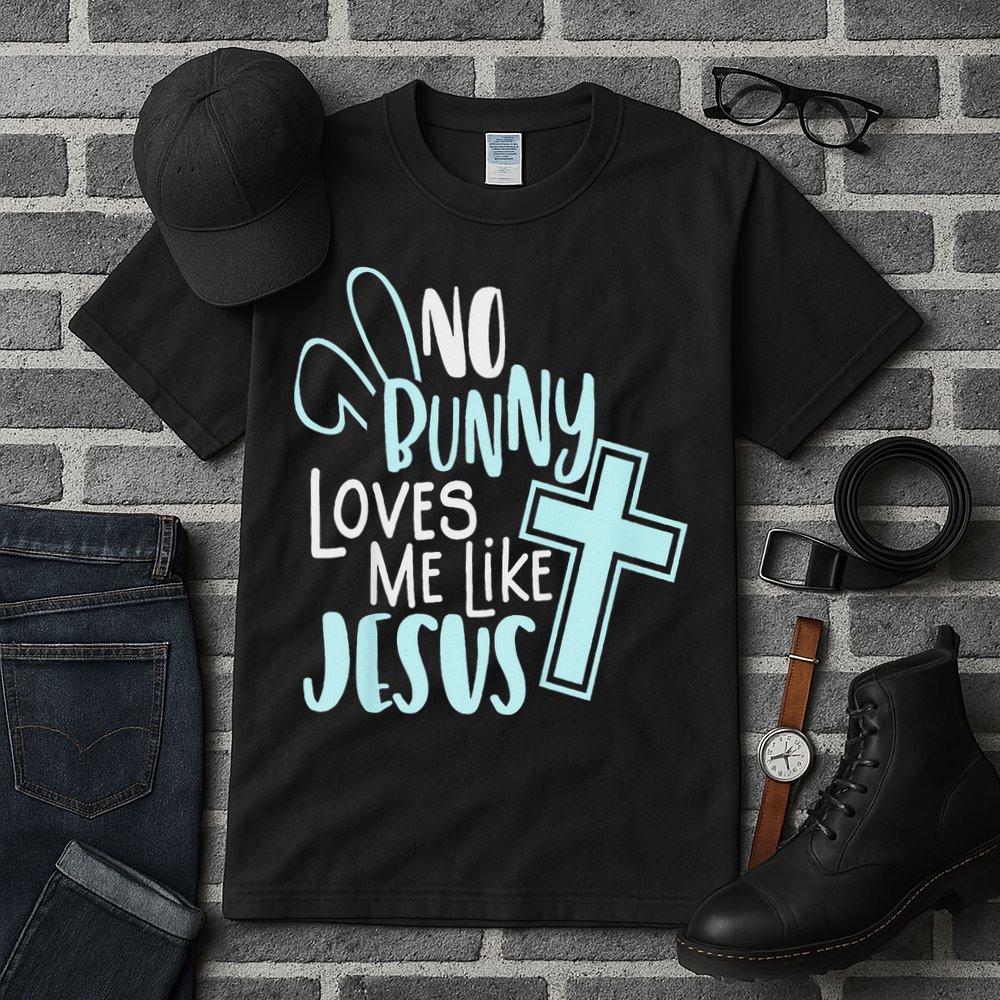 No Bunny Loves Me Like Jesus, Christian Easter Resurrection Tall T-Shirt