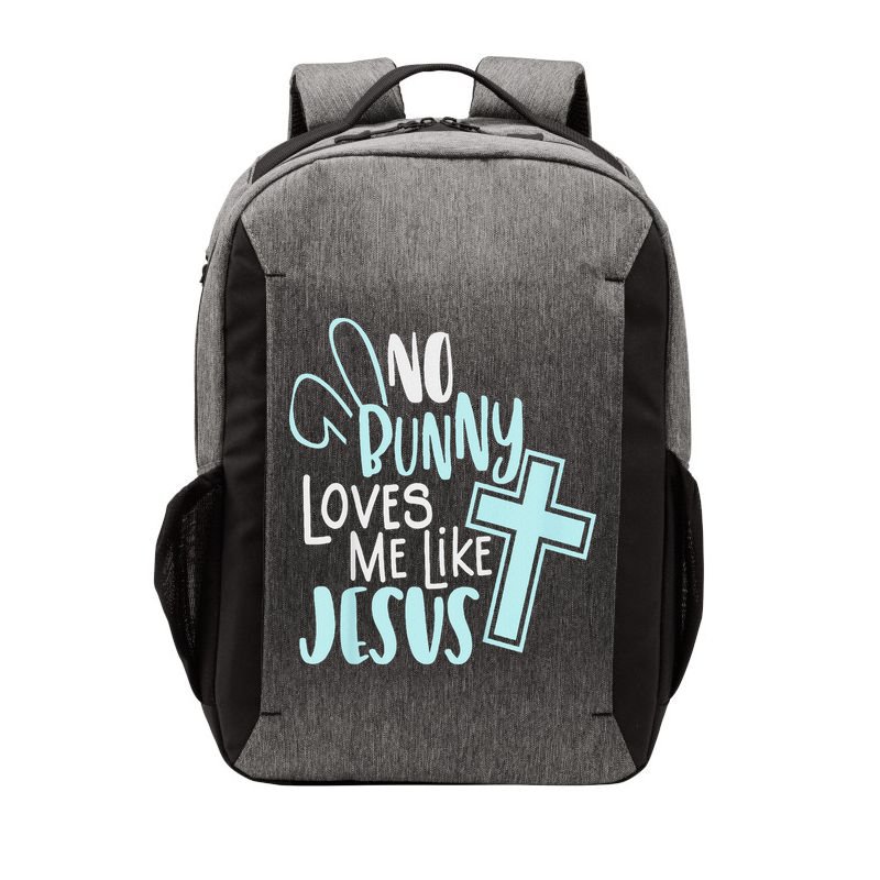No Bunny Loves Me Like Jesus, Christian Easter Resurrection Vector Backpack