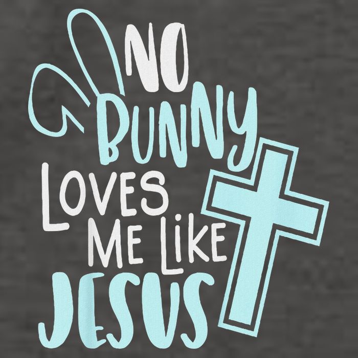 No Bunny Loves Me Like Jesus, Christian Easter Resurrection Vector Backpack