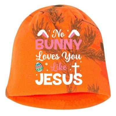 No Bunny Loves You Like Jesus Easter Gift Meaningful Gift Kati - Camo Knit Beanie