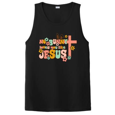 No Bunny Loves You Like Jesus Funny Christian Easter Day Cute Gift PosiCharge Competitor Tank