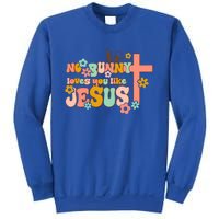 No Bunny Loves You Like Jesus Funny Christian Easter Day Cute Gift Sweatshirt