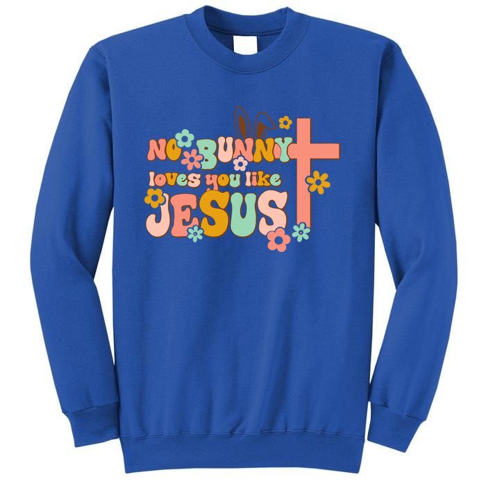 No Bunny Loves You Like Jesus Funny Christian Easter Day Cute Gift Sweatshirt