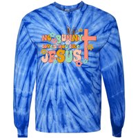 No Bunny Loves You Like Jesus Funny Christian Easter Day Cute Gift Tie-Dye Long Sleeve Shirt