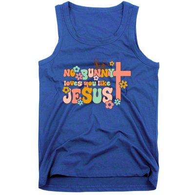 No Bunny Loves You Like Jesus Funny Christian Easter Day Cute Gift Tank Top