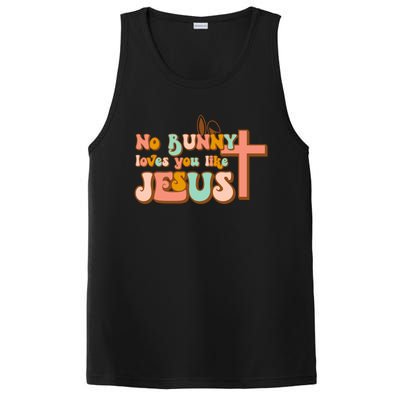 No Bunny Loves You Like Jesus Happy Easter Day Christian Gift PosiCharge Competitor Tank