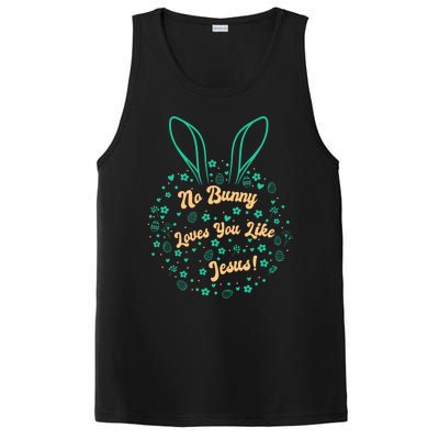 No Bunny Loves You Like Jesus Cute Gift PosiCharge Competitor Tank