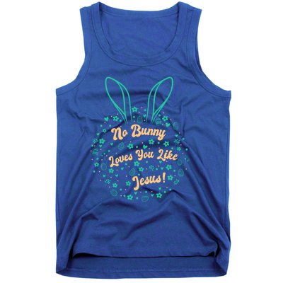 No Bunny Loves You Like Jesus Cute Gift Tank Top