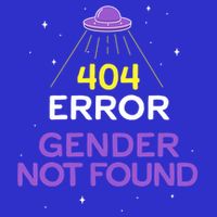 Non Binary Meaningful Gift Error 404 Gender Not Found Non Binary Meaningful Gift 16 in Basic Backpack
