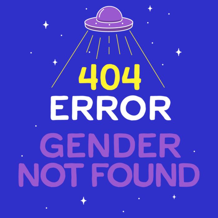 Non Binary Meaningful Gift Error 404 Gender Not Found Non Binary Meaningful Gift 16 in Basic Backpack