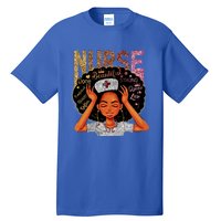 Nurse Black Magic Afro Melanin Queen Black History Gift Tall T-Shirt