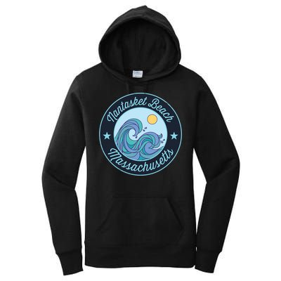 Nantasket Beach Ma Massachusetts Souvenir Nautical Surfer Gr Gift Women's Pullover Hoodie