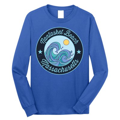 Nantasket Beach Ma Massachusetts Souvenir Nautical Surfer Gr Gift Long Sleeve Shirt