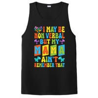 Nonverbal But My Mama AinT Autism Awareness Graphic PosiCharge Competitor Tank