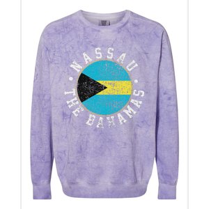 Nassau Bahamas Colorblast Crewneck Sweatshirt