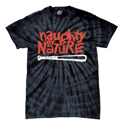 Naughty By Nature – Red Logo Black Gift Tie-Dye T-Shirt