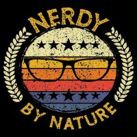 Nerdy By Nature Design For Computer Freaks, Nerds Geeks Cropped Pullover Crew