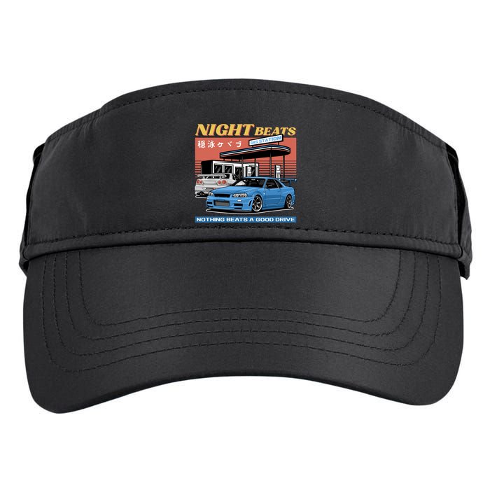 Night Beats Adult Drive Performance Visor