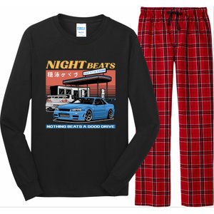 Night Beats Long Sleeve Pajama Set