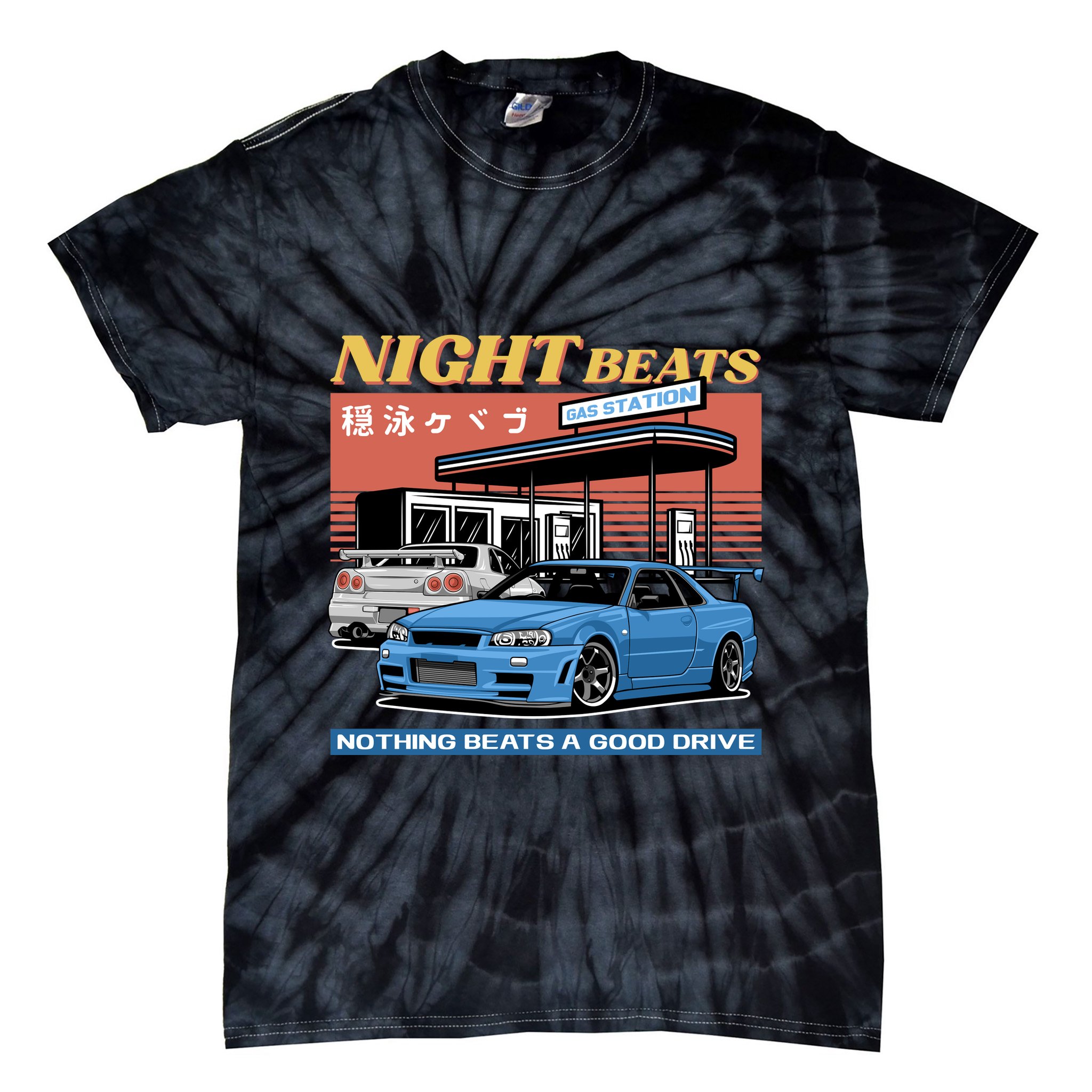 Night Beats Tie-Dye T-Shirt