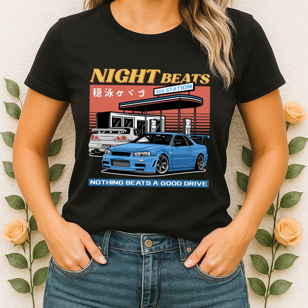 Night Beats Womens T-Shirt