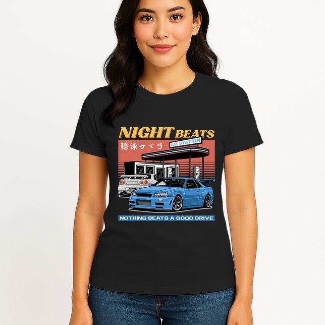 Night Beats Womens T-Shirt