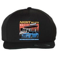 Night Beats Wool Snapback Cap