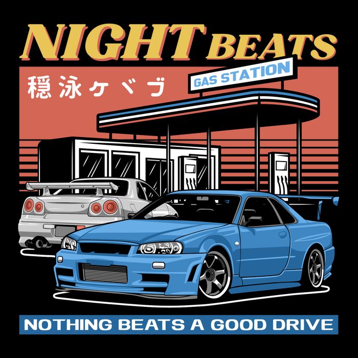 Night Beats Wool Snapback Cap