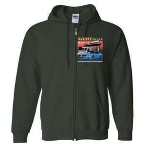 Night Beats Full Zip Hoodie